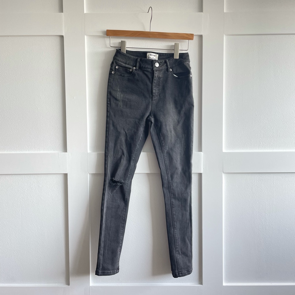 Acne Skinny Distressed Jeans